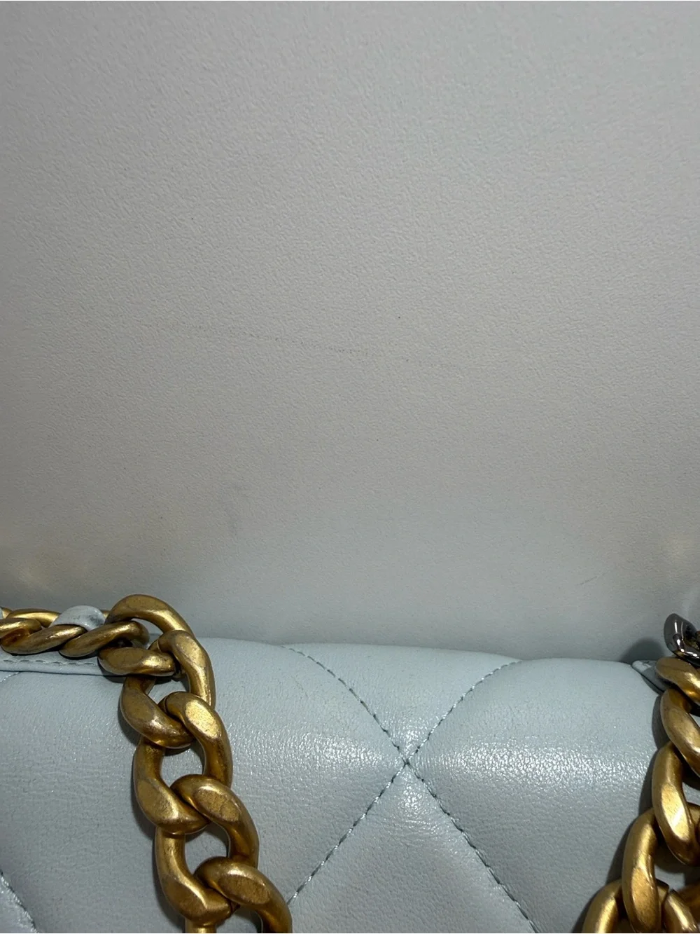 Chanel Light Blue Lambskin Wallet on Chain Crossbody Bag - Picture 13 of 13